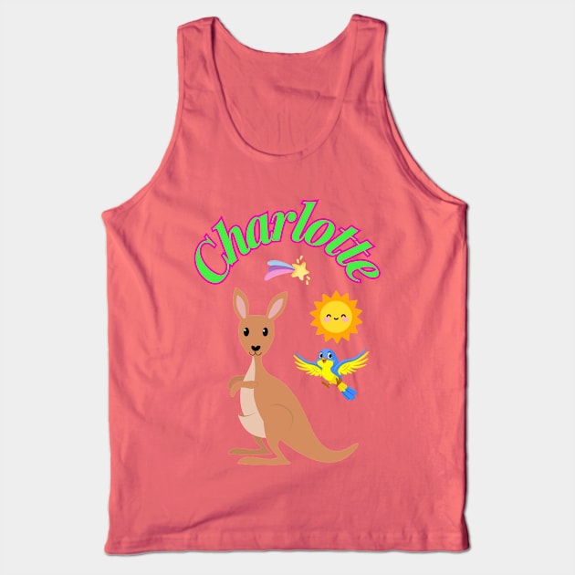 Charlotte baby's name Tank Top by TopSea